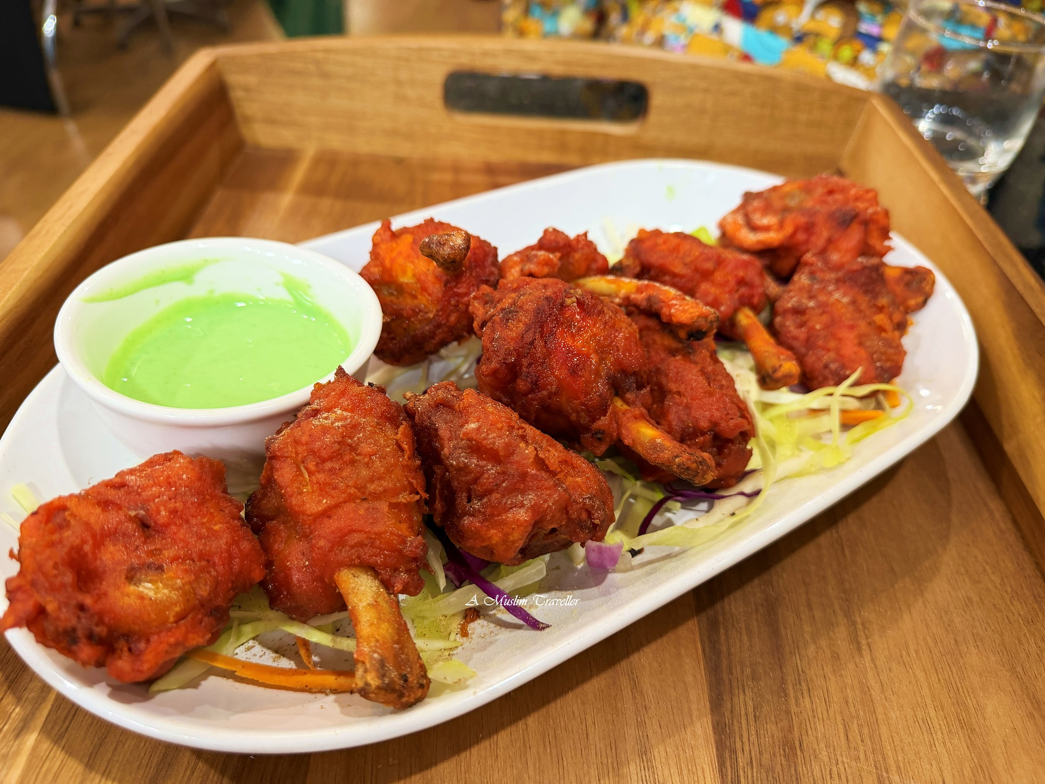 Tandoori wings cooked in traditional clay tandoor oven at Tandoor and Chai Bedford Perth
